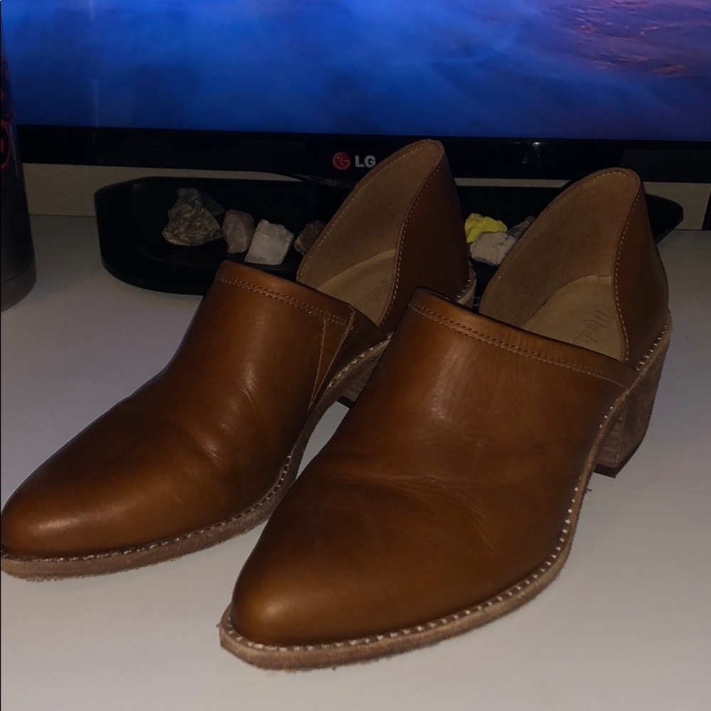 Tan , Madwell booties , size 8